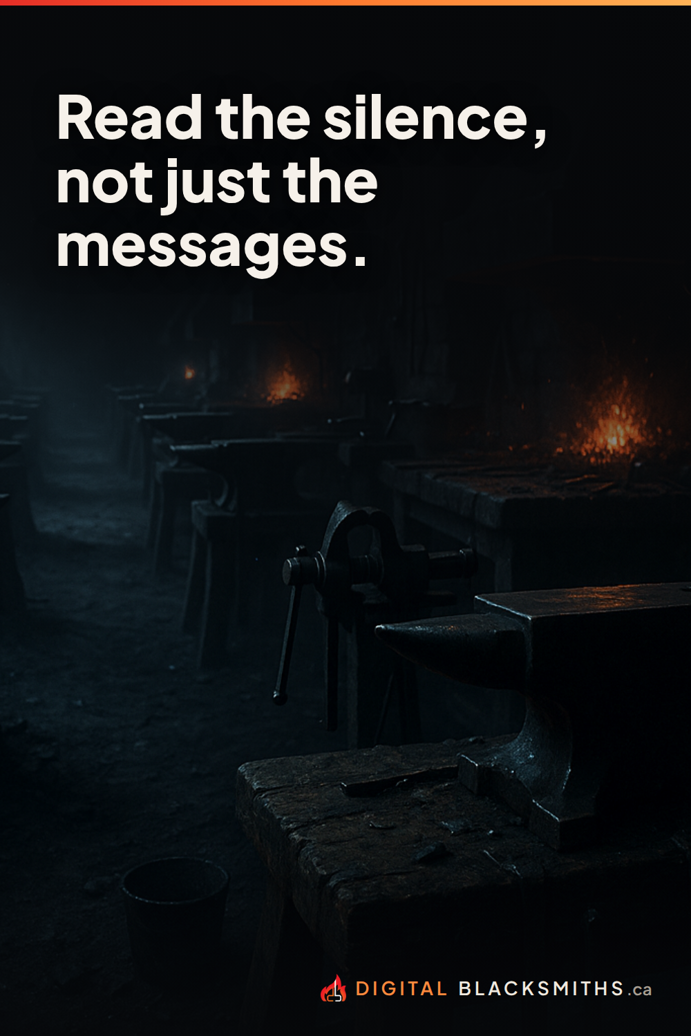 Lesson pin: read the silence, not just the messages